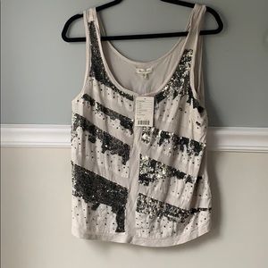 NWT Sequined top. Never worn.